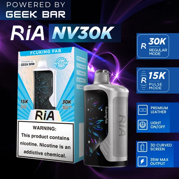 GEEK BAR RIA NV30K Disposable 5% Wholesale - Image 6