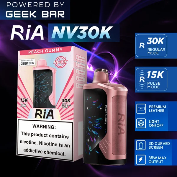 GEEK BAR RIA NV30K Disposable 5% Wholesale - Image 8