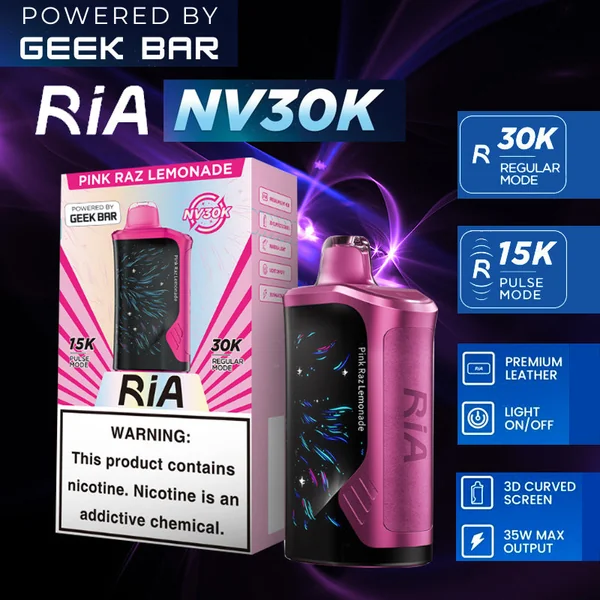 GEEK BAR RIA NV30K Disposable 5% Wholesale - Image 10