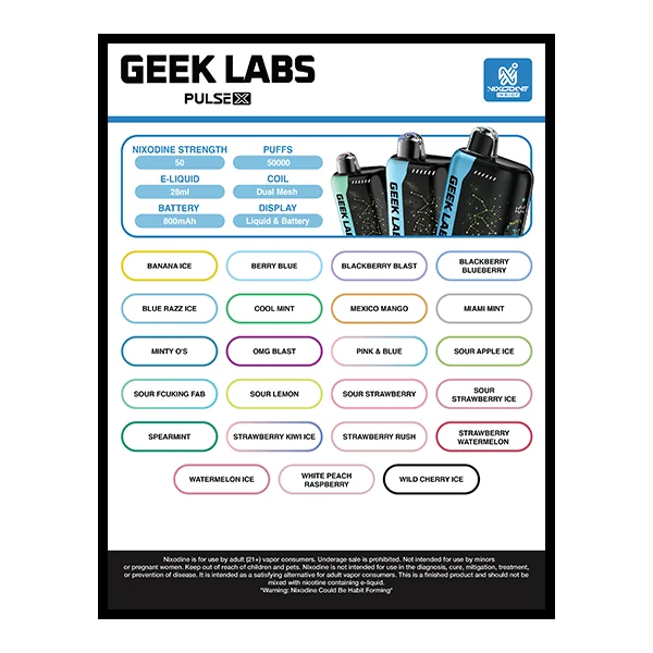 GEEK LABS Pulse X 50K Nixodine Lamination