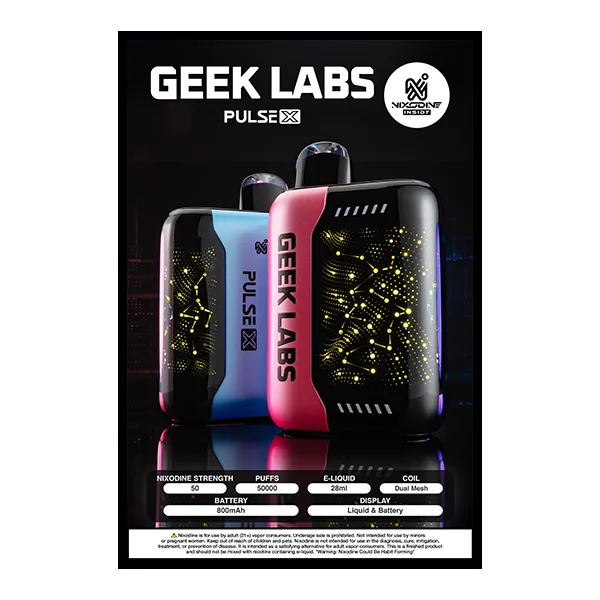 GEEK LABS Pulse X 50K Nixodine Poster