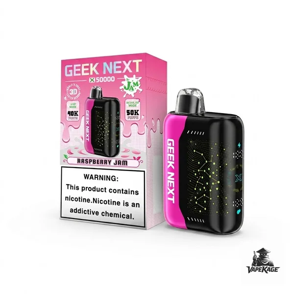 Geek Next X50000 Disposable Vape | 50,000 Puffs 5% Nic Smart Display - Image 22