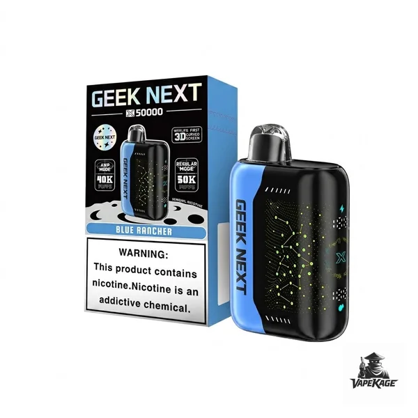 Geek Next X50000 Disposable Vape | 50,000 Puffs 5% Nic Smart Display - Image 4