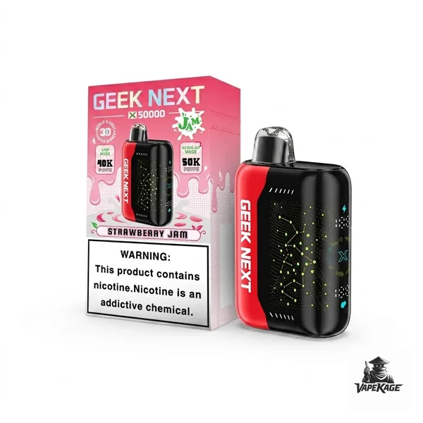 Geek Next X50000 Disposable Vape | 50,000 Puffs 5% Nic Smart Display - Image 36