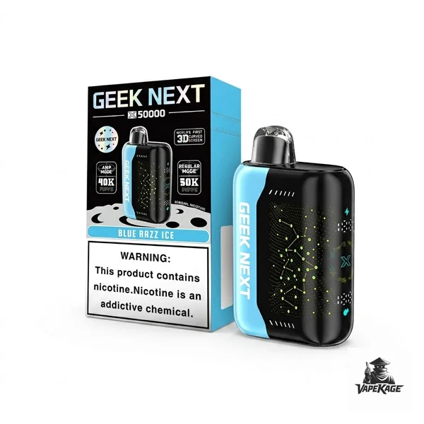 Geek Next X50000 Disposable Vape | 50,000 Puffs 5% Nic Smart Display - Image 5