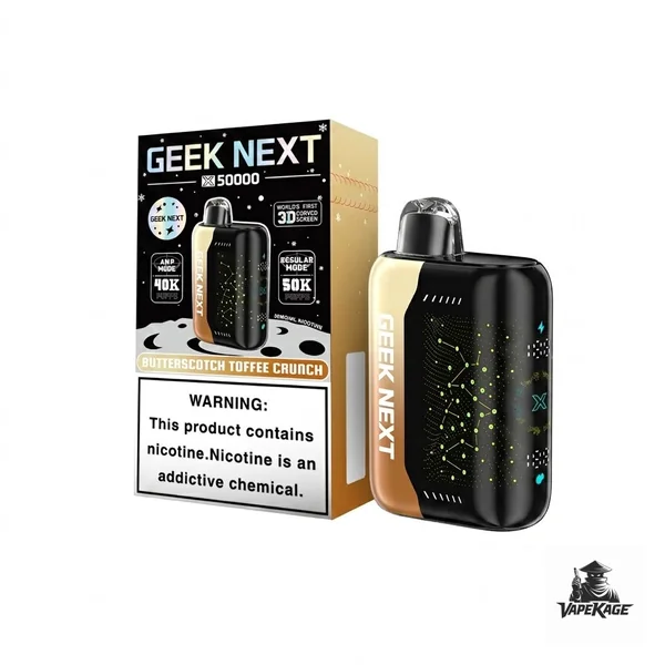Geek Next X50000 Disposable Vape | 50,000 Puffs 5% Nic Smart Display - Image 7