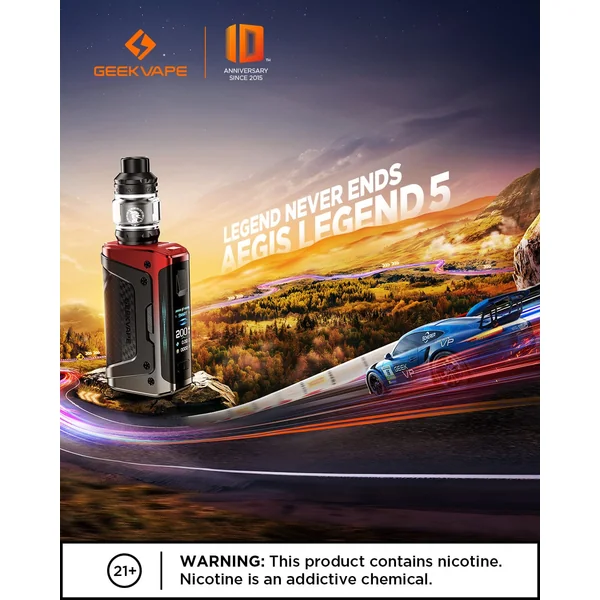 GeekVape Aegis Legend 5 200W Starter Kit - Image 13