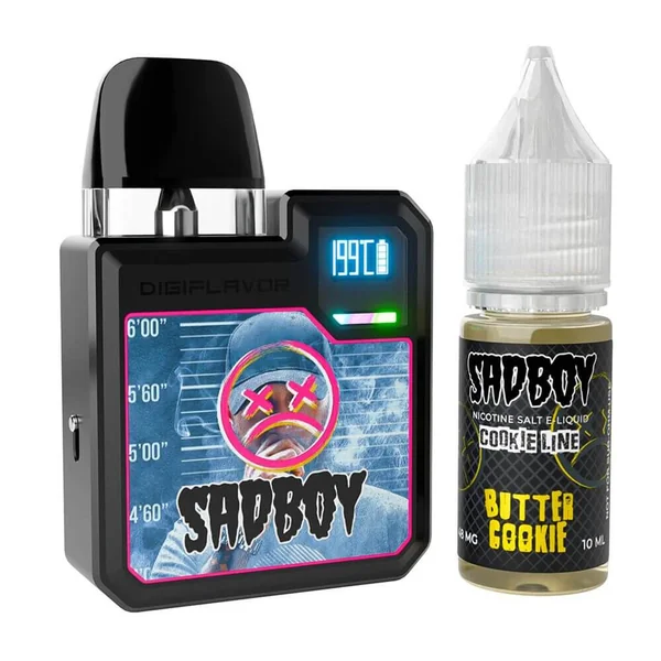 Geekvape Digi-Q Pod Kit + Daddy's Vapor Salts E-Liquid 10mL - Image 2