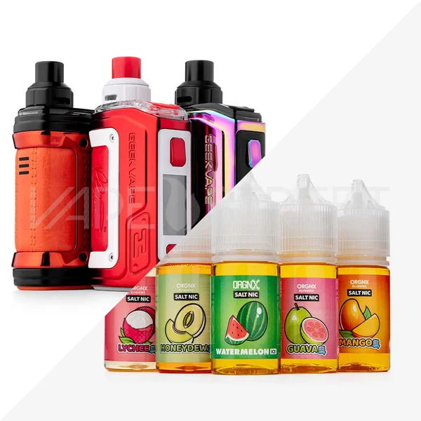 Geekvape H45 and ORGNX Salt Nic Bundle