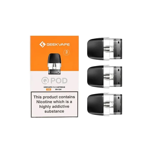 GeekVape Replacement Q Pod Cartridge 3-Pack