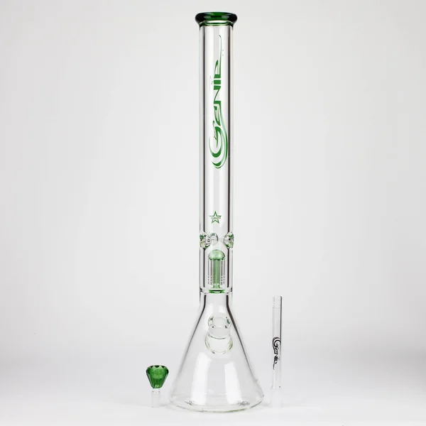 GENIE | 24" 9mm SINGLE PERCOLATOR GLASS WATER BONG - Image 2