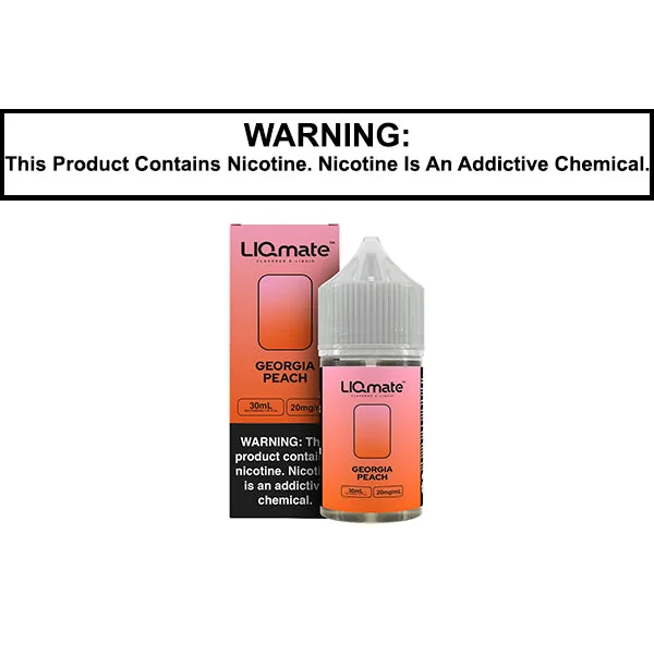 GEORGIA PEACH BY 7 DAZE LIQMATE SALTS 30ML