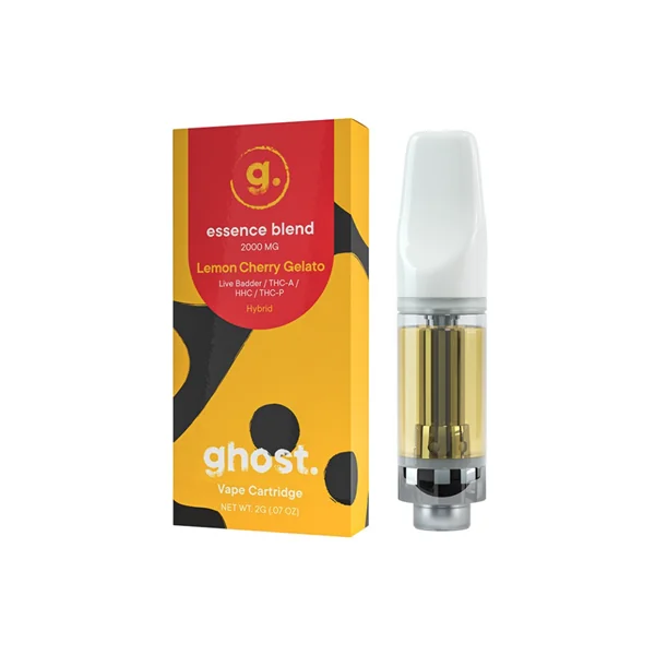 Ghost Lemon Cherry Gelato Essence Blend 2g Cartridge | Hybrid
