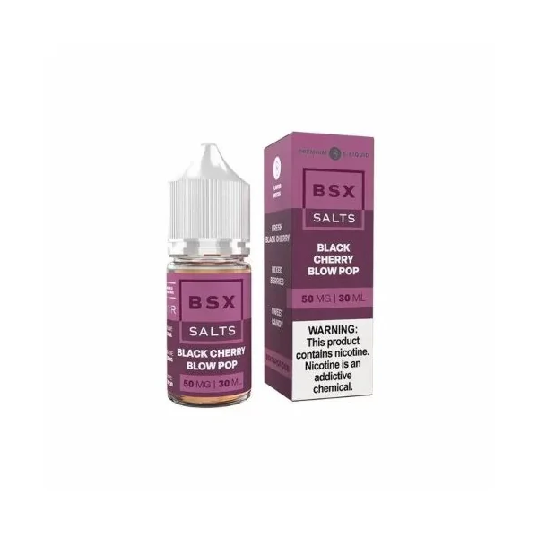Glas BSX Salt Black Cherry Blow Pop - 30mL