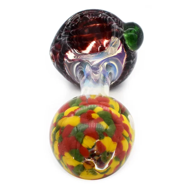 Glass Coral Marble Hand Medium Pipe