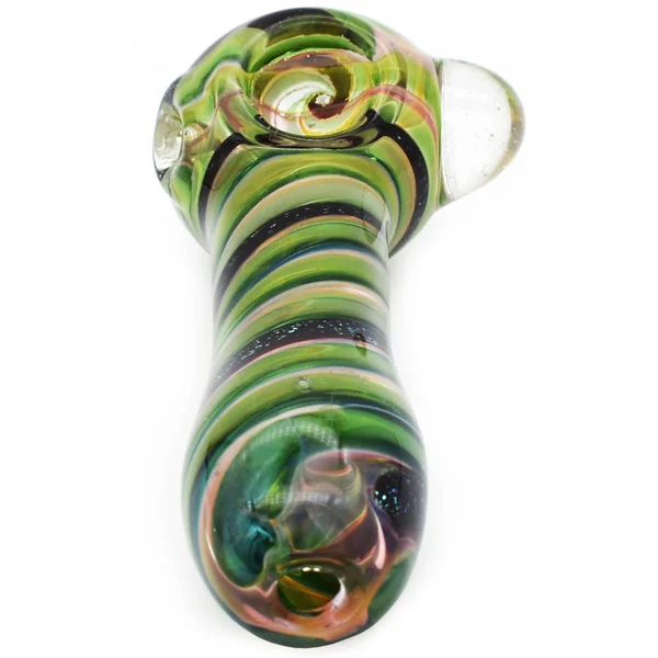 Glass Spoon Pipe - Galaxy Swirl - Image 2