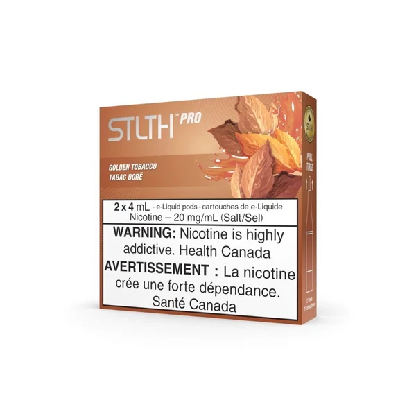 Golden Tobacco STLTH Pro Pods | VapeLoft