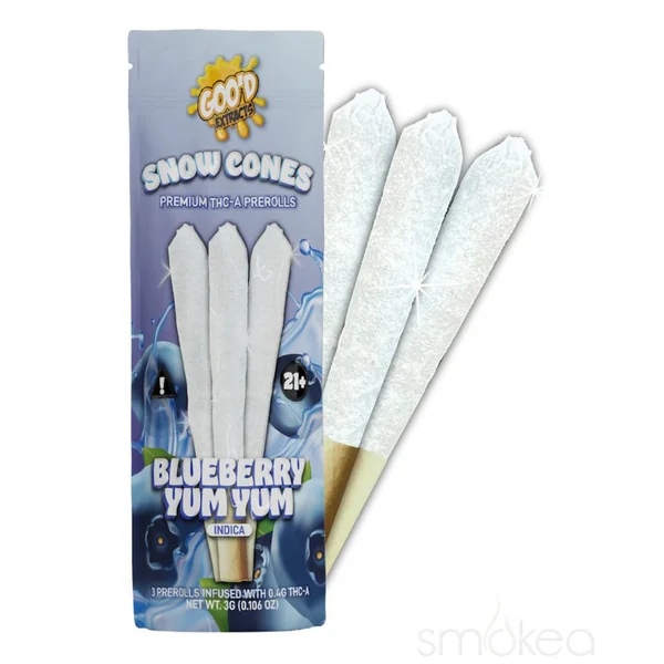 Goo'd THCA Snow Cones Pre-Rolls - Blueberry Yum Yum