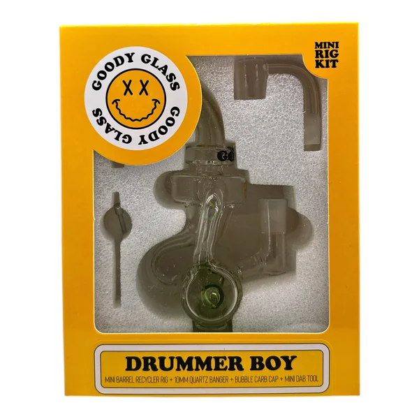 Goody Glass Drummer Boy Mini Recycler Rig