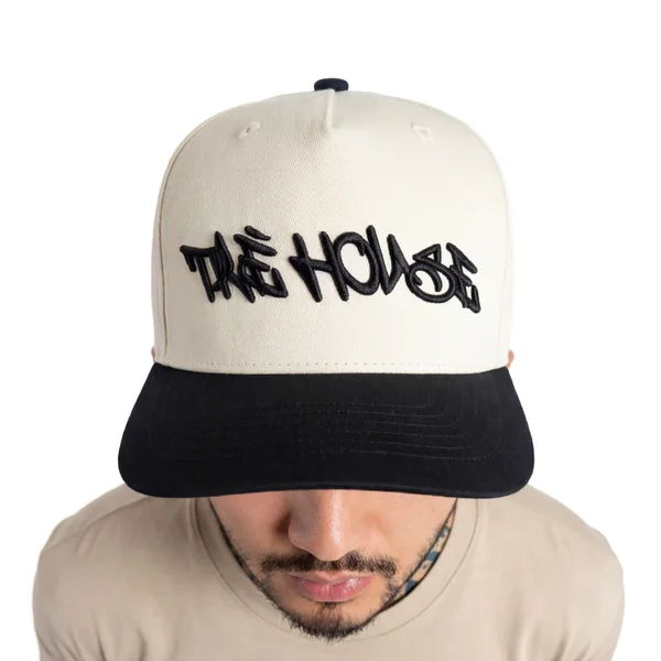 Graffiti Logo Hat - Cream - Image 5
