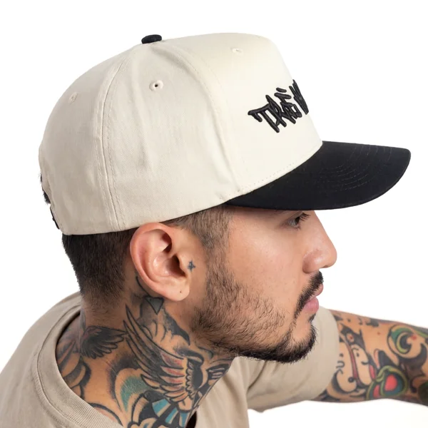 Graffiti Logo Hat - Cream - Image 6