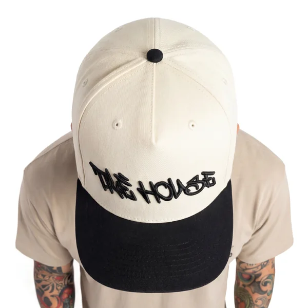 Graffiti Logo Hat - Cream - Image 7