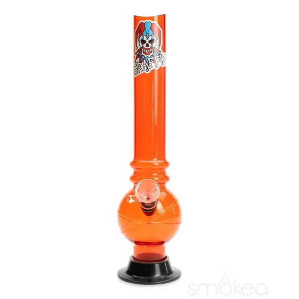 Graffix 12" Bubble Skinny Acrylic Bong - Image 2