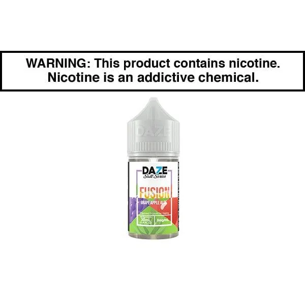 GRAPE APPLE ALOE BY 7 DAZE FUSION SALT 15ML/30ML