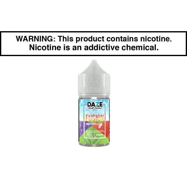GRAPE APPLE ALOE ICED BY 7 DAZE FUSION SALT 15ML/30ML