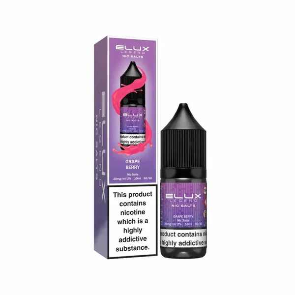 Grape Berries Nic Salt by Elux Legend