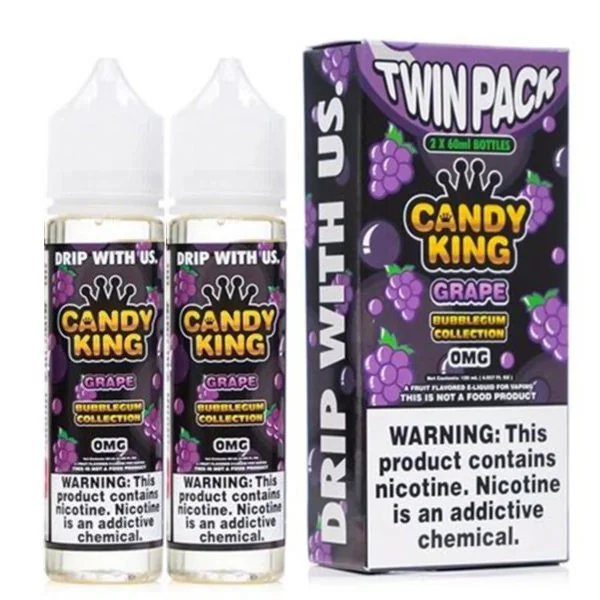 Grape Bubblegum E Liquid 100ml by Candy King