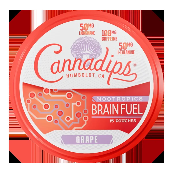 Grape Cannadips Brain Fuel Pouches