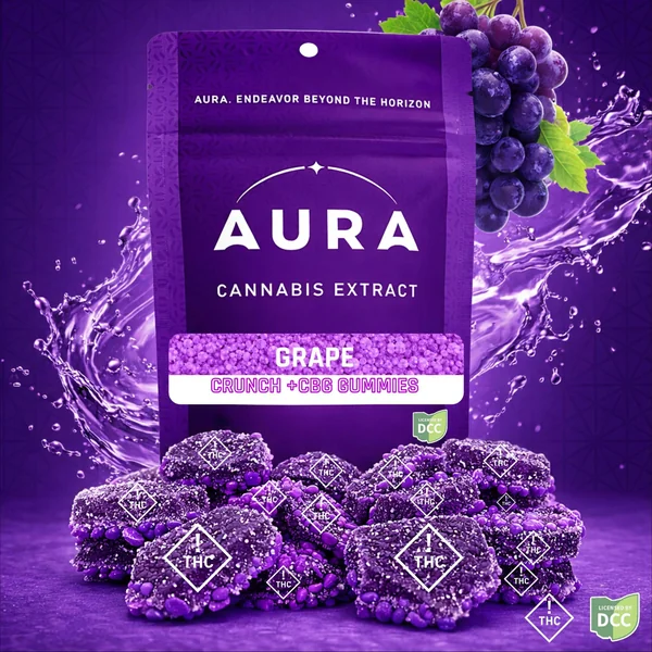 Grape CRUNCH +CBG | 11 x 9mg