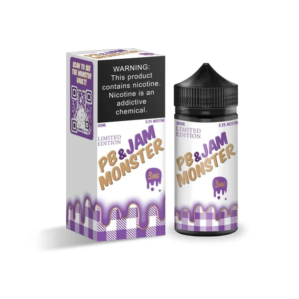 Grape E-Juice by PB & Jam Monster E-Liquid 100ML