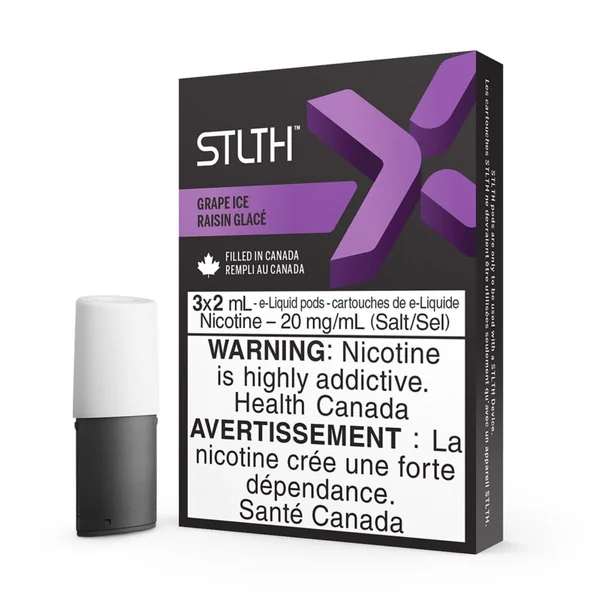 Grape Ice STLTH X Pods | Flavorful 3 Pack Pods - VapeLoft