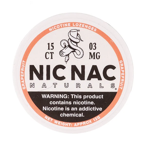 Grapefruit Nicotine Lozenges by Nic Nac Naturals - Image 2