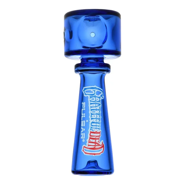 Grateful Dead x Pulsar Geometric Glass Spoon Pipe | 4.25" - Image 3