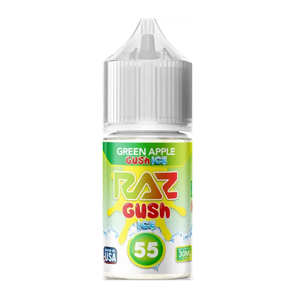 Green Apple Gush Ice RAZ X Pod Juice Salts (Nixodine) - Image 3