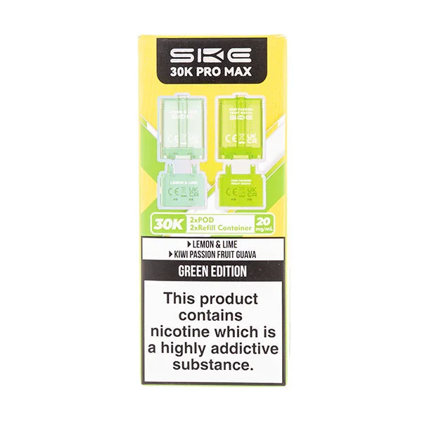 Green Edition Pro Max 30K Prefilled Pod + Refill by SKE
