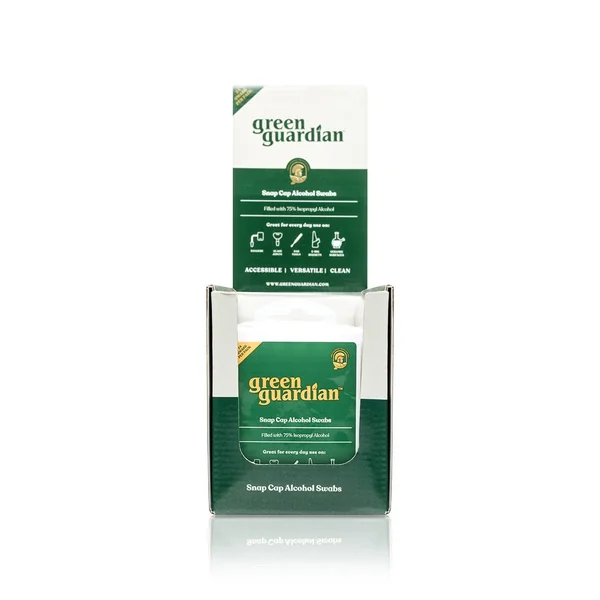 Green Guardian Snap Cap Alcohol Swabs - Image 4