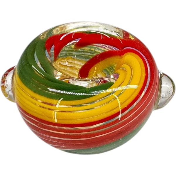 Greenhouse Swirl Reversal Glass Flower Bowl - Image 2