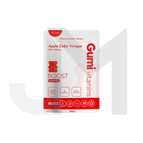 Gumi Vitamins Boost Apple Cider Vinegar Gummies - 60 Gummies