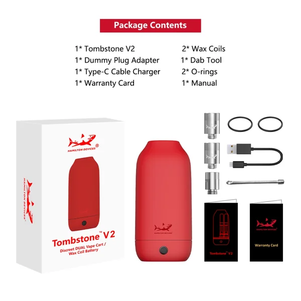 Hamilton Devices Tombstone V2 - Dual 510 Vape Battery - Image 23