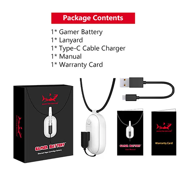 Hamilton Gamer Battery – Hands-Free 510 Cart Battery - Image 9