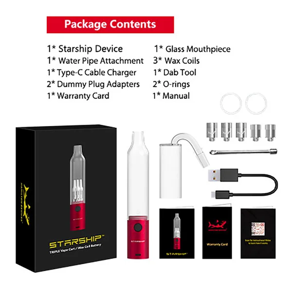 Hamilton Starship Triple Cart 510 Thread Battery - Image 5