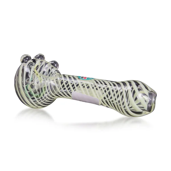 Hanna's Bomb Ass Glass 4.5" Green Side Hand Pipe - Image 2