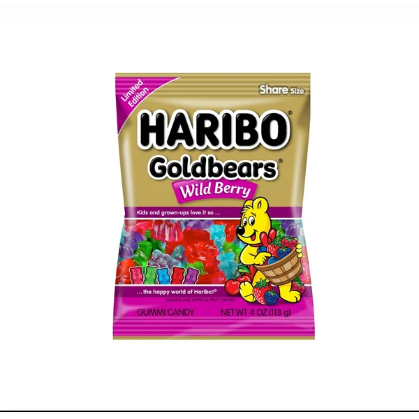 HARIBO GOLD BEARS-W BERRY 5oz
