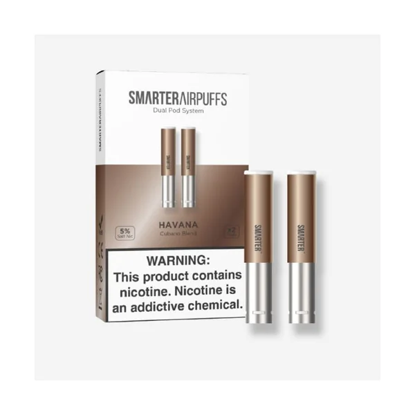 Havana - Smarter AirPuffs Tobacco Extract Pods – Cubana Blend - 2-Pack