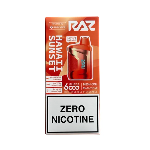 Hawaii Sunset - RAZ CA6000 - Zero Nicotine