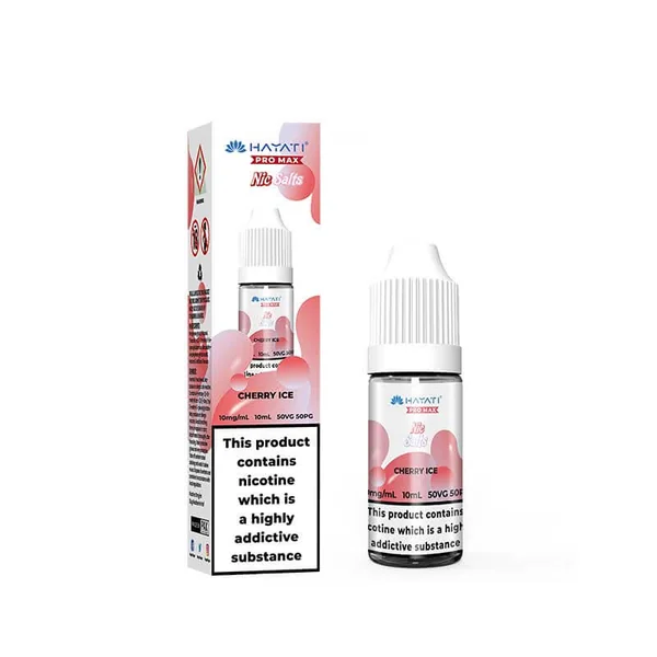 Hayati Pro Max Cherry Ice Nic Salt E-Liquid 10ml